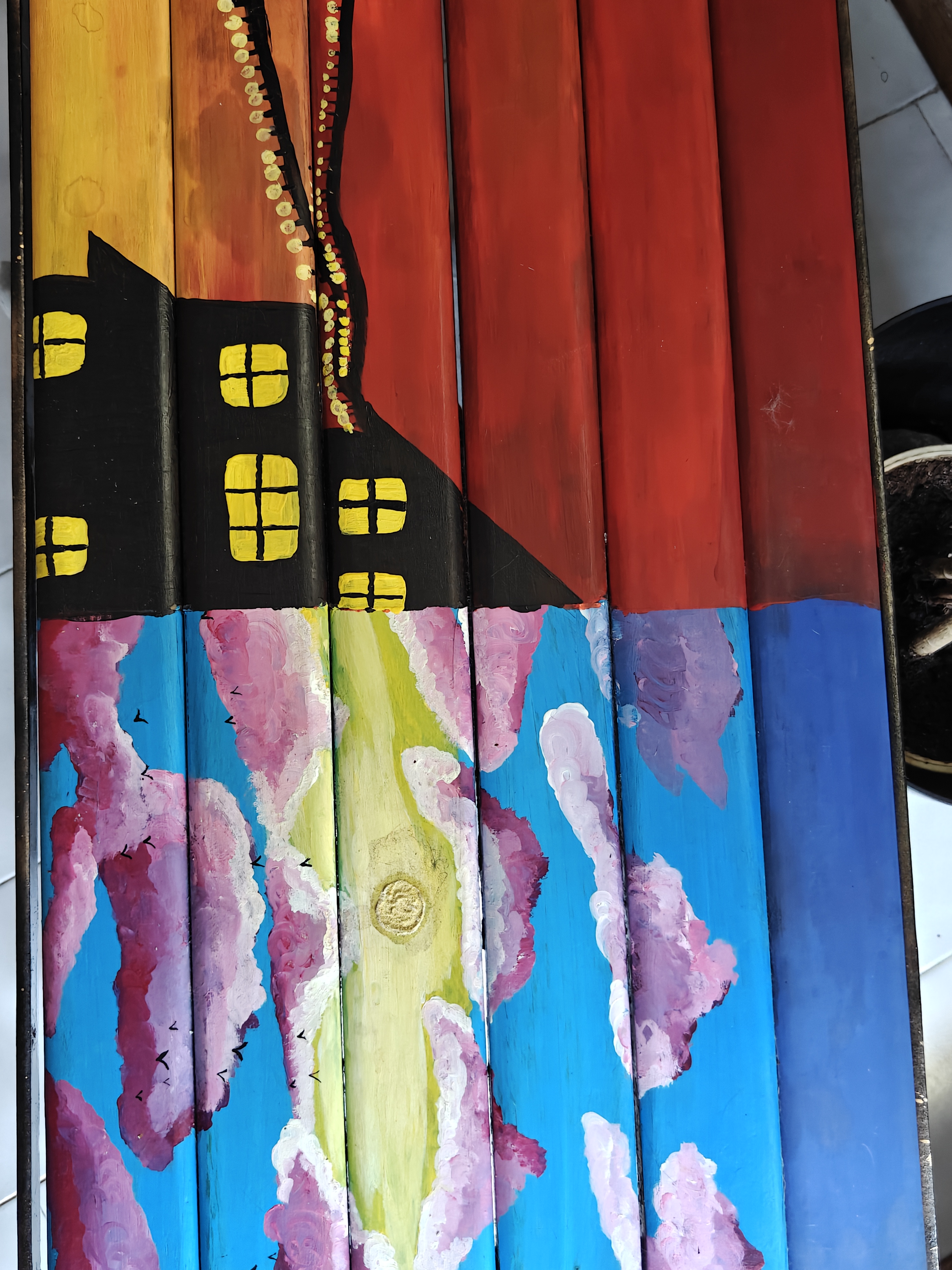 Original painted surface